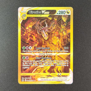 Keeppley | 5Pcs Pokemon Collection Cards VSTAR Mewtwo Giratina Dialga Arceus Palkia RARE Self Made Single Card Classic Game Anime Card Gift