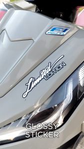LIMITED EDITION Stickers for Motorcycle Sticker Waterproof Motor Helmet Sticker Hologram Vinyl Stikerss Motorcycle Decals