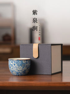 Cốc Trà Hoa Ceramic Cổ Điển JOJOS L. PD. Vòi Suối Tím Cốc Trà Chủ Nhân Cốc Trà Gốm Cốc Trà Trà Đạo Túi Ấm