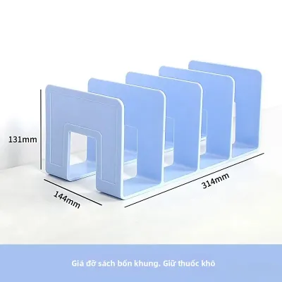 Kệ Sách Acrylic Trong Suốt Dày Dặn Giá Đựng Tài Liệu Đồ Dùng Văn Phòng Hiển Thị Đầu Sách Thiết Kế Lấy Cảm Hứng Từ