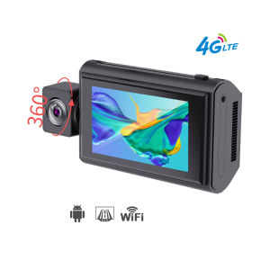 EKLEVA 4G Android 10.0 RAM+ROM 2+32GB DVR Remote parking monitor 3Touch dash cam adas wifi dual lens 2WAY talk live streaming on car ASSIST app