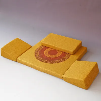 Ergonomic Meditation Zafu Cushion Double Lotus Seat Home Use Zen Repair Pad South Huai Jin Special Quiet Sitting Zen Mat