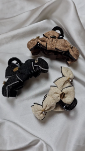 Jepit Rambut Model Full Pita Mini Ribbon Fashion Korea Hair Claw