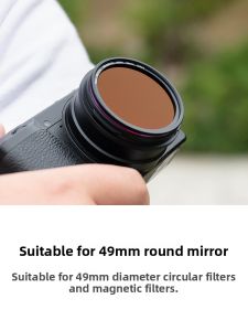 kase | Magnetic Mounting Ring for Ricoh GR3 GR3X Camera 49mm Filter