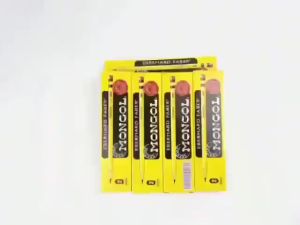 1box/12pcs Mongolian pencil (#2 Medium) school supplies Stationary Stuent Pencils