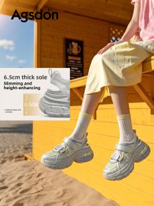 Agsdon | Elevating Hollow Thick Sole Sandals