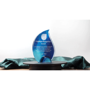 ACRYLIC PLAQUE - ACRYLIC TROPHY FOR AWARDING - AURORA AWARD - CUSTOMIZED  PERSONALIZED JAY C. DESIGNS - 8052