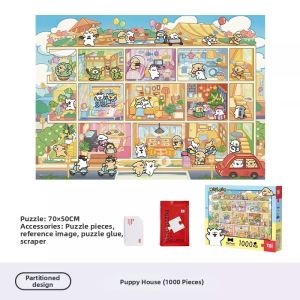 TOI(图益) | Acrylic Creative Dog Jigsaw Puzzle 1000 Pieces