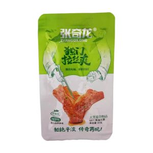 Zhang Qilong Exclusive Pulling Thread Snack Hand Torn Beef Protein Vegetarian Meat Dried Bean Products Spicy Small Beef Food