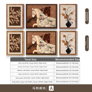YUANLAISHIWOJIA | Vintage French Style Three Panel Success Wall Art