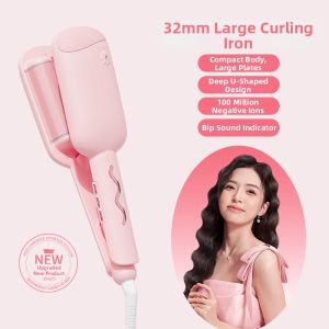 Ionic Curling Iron Water Wave Lasting Styling 32mm