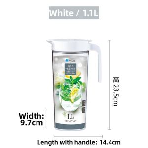 ASVEL | Temperature Resistant Large Plastic Water Pitcher