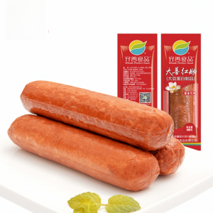 Zhihen Vegetarian Sausage High Protein Soy Meat Snack Room Temperature Long Shelf Life Chinese Vegetarianism Food 200g