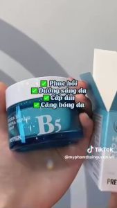 kem dưỡng trắng da B5 Prettyskin  hũ 52ml Hàn Quốc b5 phục hồi da dưỡng ẩm căng bóng mịn màng