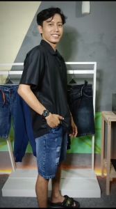 Celana Pendek Jeans Sobek Ripped / Celana Pendek Jeans Robek (COD)