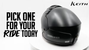 KEITH Cruiser V3 Half Helmet with Smoke Visor - SIRIM Approved Helmet Crusader Kaiser Helmet - Lazada