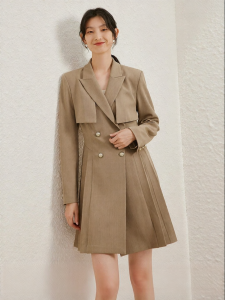 Yigue | Elegant and Slim Fit Office Wear Dress for Spring