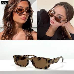 [A222] แว่นกันแดดขอบตัด ทรงสวย สีละมุนมากกก เลนส์ UV400