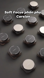 Phấn phủ Black Magnet CARSLAN kiềm dầu màu đen chống nước chống mồ hôi che phủ bóng dầu 8g