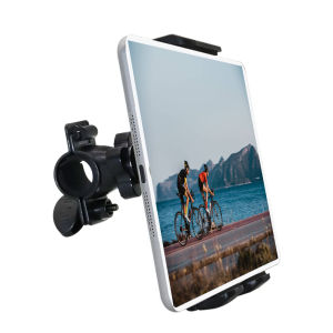 Clamp Tablet Holder for Indoor Exercise Equipment Bike Phone Bracket Mount for IPad Pro 11 Air Mini Galaxy Tabs IPhone 4.7-11”