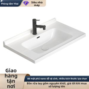 YITAI | Ceramic Integrated Wash Basin with Multiple Specifications of Washbasins