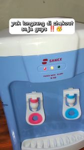 Sanex Water Dispenser D-102 / Dispenser Murah / Dispenser 2 keran / Dispenser Murah Poll / Dispenser Air panas Air Normal / Dispenser Warna / Dispenser Galon 19 liter / Dispenser PemanAs Otomatis / Dispenser Galon Murah