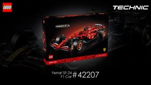 [BrickStory] LEGO Technic Ferrari SF-24 F1 Car model kit (42207)(1361 Pieces)