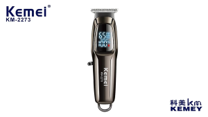 【COD】Kemei Razor Hair Cut Rechargeable Hair Clipper Cordless LCD Monitor Barber Hair Clipper KM-2273