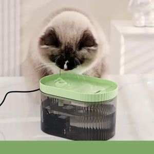 ใหม่ล่าสุด น้ำพุแมว น้ำพุหมา เครื่องกรองน้ำสัตว์เลี้ยง การกรองอัตโนมัติ วัสดุปลอดภัย ทำความสะอาดง่าย น้ำพุแมวไร้สาย