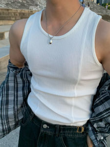 Ssumenam | Elastic Cotton Mens Summer Vest