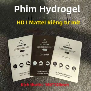 50 Miếng Phim Bảo Vệ Màn Hình TPU Hydrogel Mờ HD Chống Nhìn Trộm Cho Điện Thoại Di Động Bảo Vệ Linh Hoạt Có Thể Cắt Bằng Máy