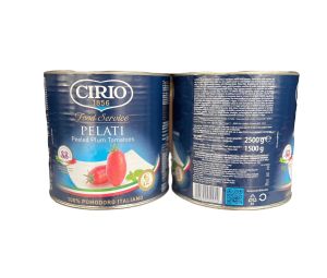 CIRIO Peeled Tomatoes 2.5 Kg เมื่อไกล บรรจุกระป๋อง มะเขือเทศ ขนาด 2.5kg จากอิตาลี
