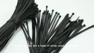 Nylon Cable Ties Adjustable Self-locking Cord Ties Straps Fastening Loop Reusable Plastic Wire Ties For Home Office
