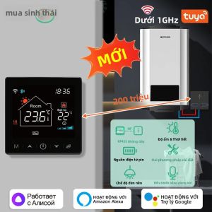 Tuya Nhà Thông Minh Wifi Bình Giữ Nhiệt Không Dây 433 MHz Gas Nồi Hơi Làm Nóng Nước Bộ Điều Khiển Nhiệt Độ Alexa Google Home Tương Thích
