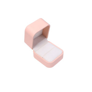 Pink PU Leather Jewelry Box Wedding Ring Earrings Holder Necklace Bracelet Pendant Organizer Jewelry Gift Packaging Case Box