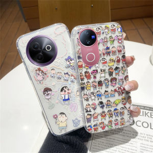 ใหม่ เคสโทรศัพท์ Phone Case VIVO V50 Y29 Y39 Y38 Y17s Y27s Y27 Y36 Y78 5G 4G การ์ตูนไดโนเสาร์แสนสนุกสีสันสดใส เคสโทรศัพท์ ซิลิโคนนิ่ม Cover 2025