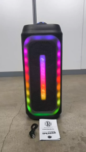 RD-4162A Lightweight Wireless Party Speaker Dynamic Rainbow RGB Lights Indoor Outdoor Music Karaoke Speaker