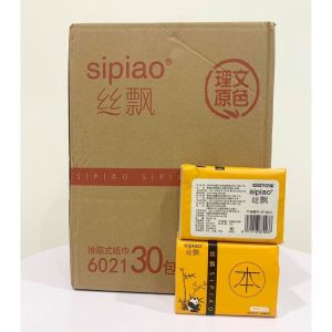 [100% Chính Hãng] Thùng 30 Gói Giấy Ăn Gấu Trúc SIPIAO 6021 Nội Địa Trung Quốc