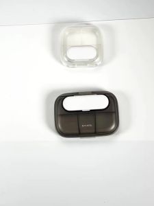 1PCS Travel Pill Organizer Small Pill Container 4/6 Compartments Daily Pill Box for Pocket Portable Pill-Case for Purse