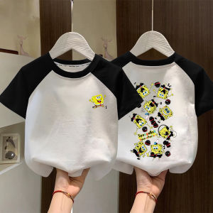Cute Mickey Mouse Cartoon Short Sleeve T-Shirt for Kids Baby Boys Girls Cotton 100% Fashionable Versatile Summer Top