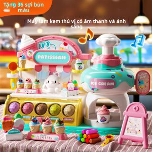 HUANGEN | Intelligent Ice Cream Machine Toy For Girls Ages 3 to 6
