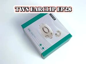 JQVITEK OWS Crystals Siri Sukan Fon Kepala Tanpa Wayar Tahan Peluh EarClip Penghantaran Tulang Bluetooth 5.3 Bunyi Arah - EP28