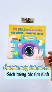 Sách tương tác Úm Ba La! Máy ảnh mở ra! RÈN TRÍ NÃO - LUYỆN TẬP TRUNG - Nhanh mắt nhanh trí (lẻ tùy chọn) - Vizibook