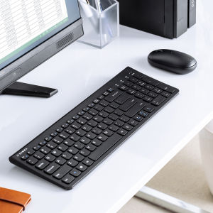 Sanwa Supply | Wireless Bluetooth Keyboard and Mouse Set Multi-Platform Compatible
