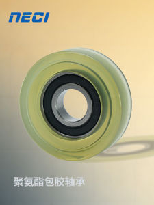 Polyurethane Coated Bearing Wheel Guide Wheel Silent Low Friction Wear Resistant Soft Rubber Wheel Bearing Wheel for Automation Equipment