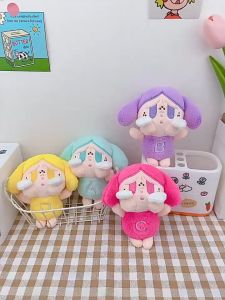 (SẴN HÀNG) Móc Khóa Nhồi Bông Baby Cry Powerpuff Girls Vinyl Face Plush Series Doll Garage Kit Móc Khóa Hot Trend Móc Khóa Balo Móc Khóa Nhồi Bông