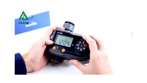 Bộ điều khiển tưới cây tự động RainPoint ITV101P Bộ hẹn giờ tưới cây sử dụng pin Độ bền cao Dễ dàng cài đặt sử dụng cho hệ thống tưới tự động tưới ban công tưới sân vườn tưới sân thượng