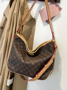 Fancy Bag 2024 New Arrival Fall and Winter Accessible Luxury Large Capacity Commuter Tote Womens Print Shoulder Underarm Bag