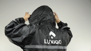LUXIGO FOLDY01 Jas Hujan Raincoat Pria Wanita Polyester Seam Seal Waterproof Kantong Kangguru