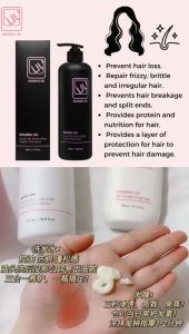 SHUSHU Hair Shampoo And Treatment 山羊奶 洗发水 护发素 限量粉墨版洗发水 500ml (Black/Green/White)